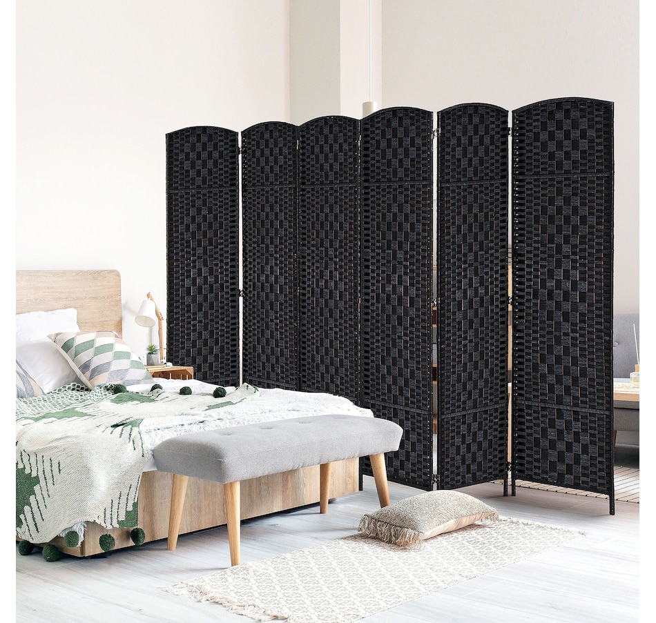 Image 964325_ALTMORE24.jpg, Product 964-325 / Price $129.99 - $149.99, HOMCOM 6 Panel Folding Room Divider Privacy Screen Indoor Home Decoration from HOMCOM on TSC.ca's Home & Garden department