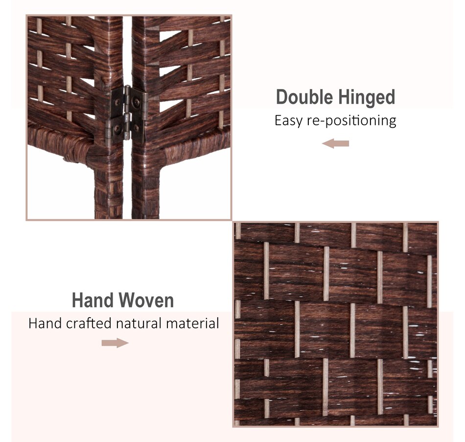 Image 964325_ALTMORE4.jpg, Product 964-325 / Price $129.99 - $149.99, HOMCOM 6 Panel Folding Room Divider Privacy Screen Indoor Home Decoration from HOMCOM on TSC.ca's Home & Garden department