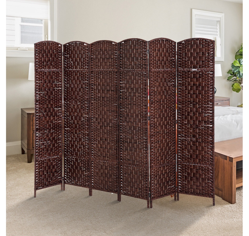 Image 964325_ALTMORE6.jpg, Product 964-325 / Price $129.99 - $149.99, HOMCOM 6 Panel Folding Room Divider Privacy Screen Indoor Home Decoration from HOMCOM on TSC.ca's Home & Garden department
