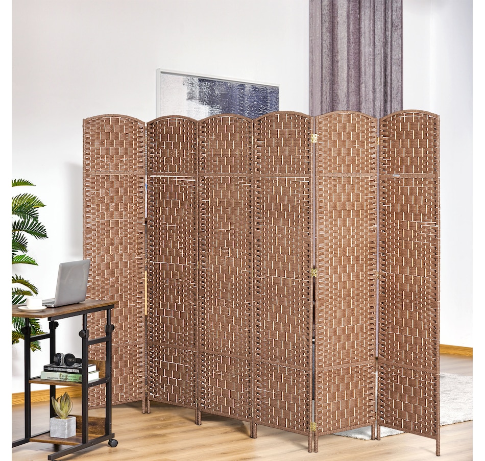 Image 964325_ALTMORE9.jpg, Product 964-325 / Price $129.99 - $149.99, HOMCOM 6 Panel Folding Room Divider Privacy Screen Indoor Home Decoration from HOMCOM on TSC.ca's Home & Garden department