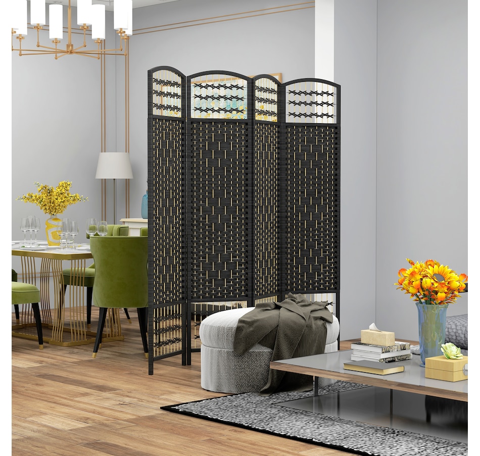 Image 964326_ALTMORE1.jpg, Product 964-326 / Price $84.99 - $91.99, HOMCOM 5.6ft Folding Room Divider, Freestanding Privacy Screen for Bedroom from HOMCOM on TSC.ca's Home & Garden department