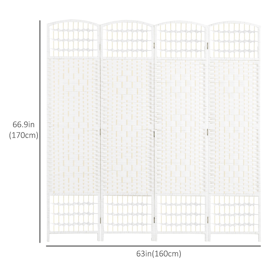 Image 964326_ALTMORE10.jpg, Product 964-326 / Price $84.99 - $91.99, HOMCOM 5.6ft Folding Room Divider, Freestanding Privacy Screen for Bedroom from HOMCOM on TSC.ca's Home & Garden department