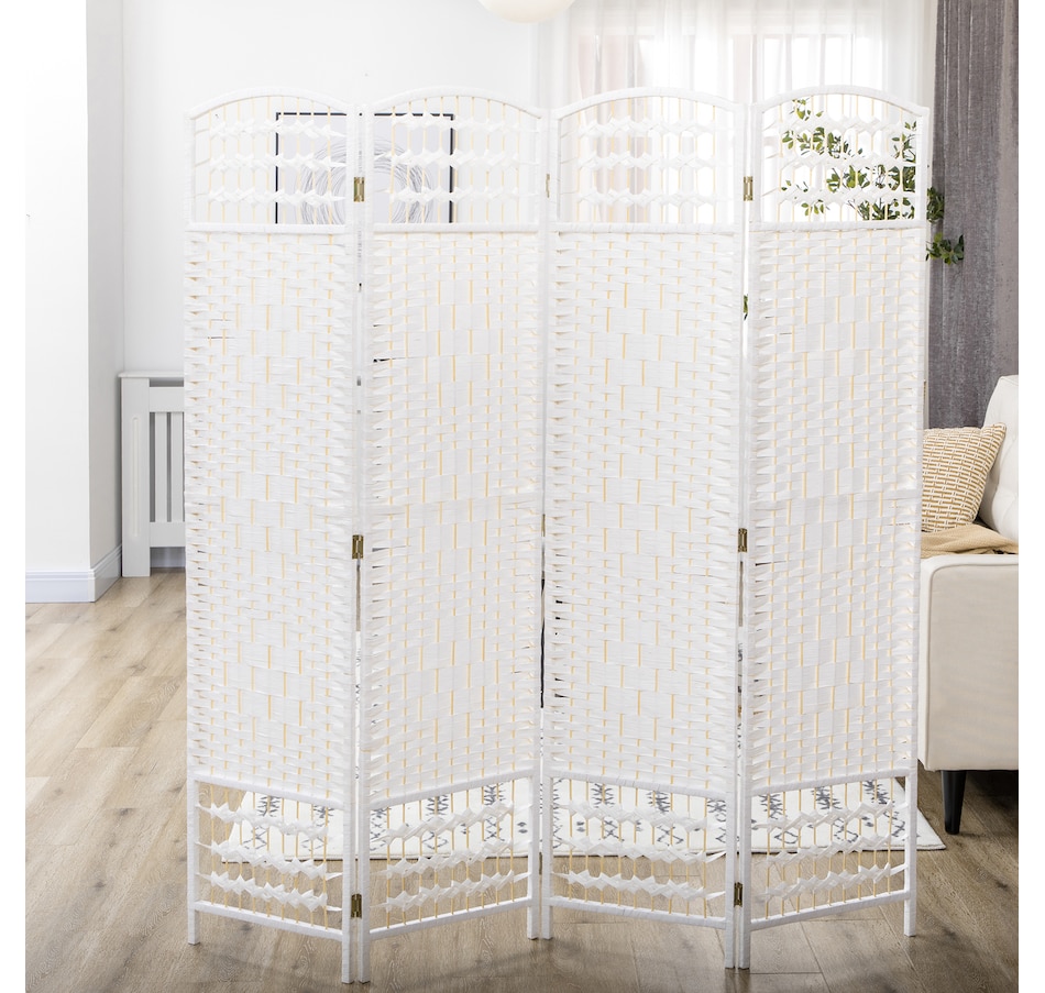 Image 964326_ALTMORE14.jpg, Product 964-326 / Price $84.99 - $91.99, HOMCOM 5.6ft Folding Room Divider, Freestanding Privacy Screen for Bedroom from HOMCOM on TSC.ca's Home & Garden department