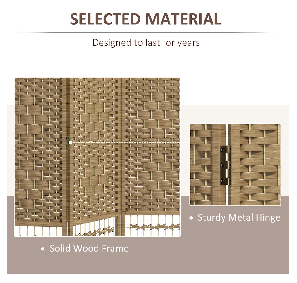 Image 964326_ALTMORE20.jpg, Product 964-326 / Price $84.99 - $91.99, HOMCOM 5.6ft Folding Room Divider, Freestanding Privacy Screen for Bedroom from HOMCOM on TSC.ca's Home & Garden department