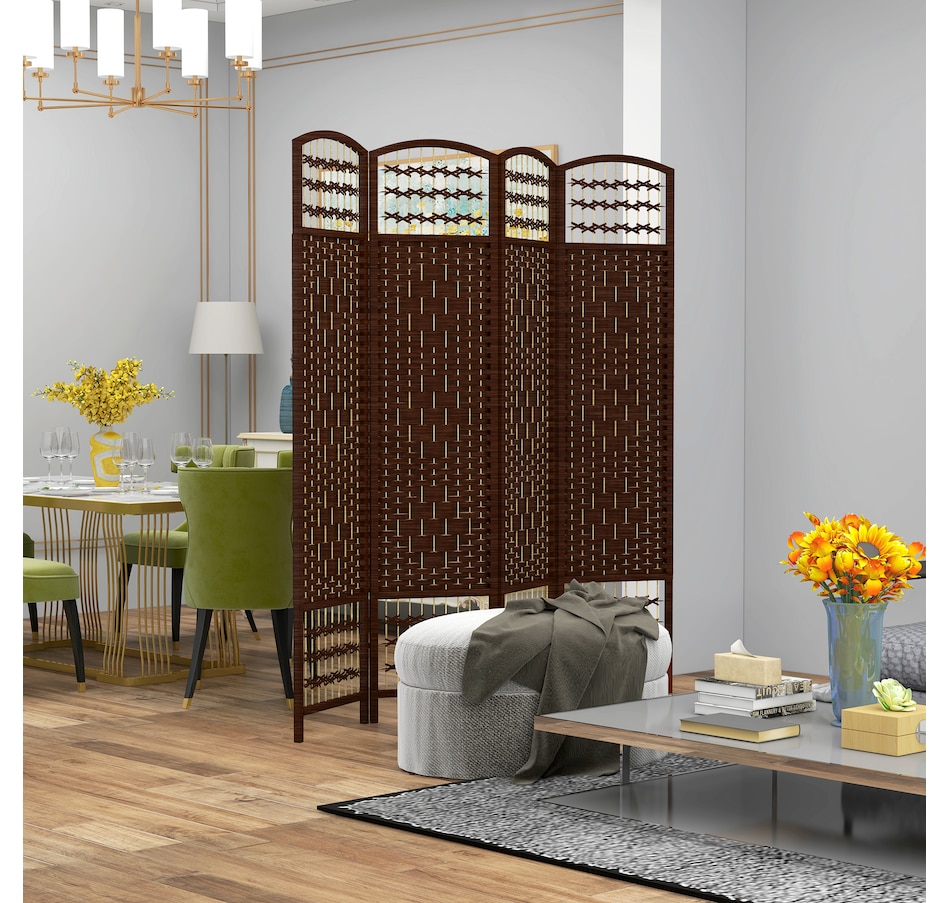Image 964326_ALTMORE25.jpg, Product 964-326 / Price $84.99 - $91.99, HOMCOM 5.6ft Folding Room Divider, Freestanding Privacy Screen for Bedroom from HOMCOM on TSC.ca's Home & Garden department