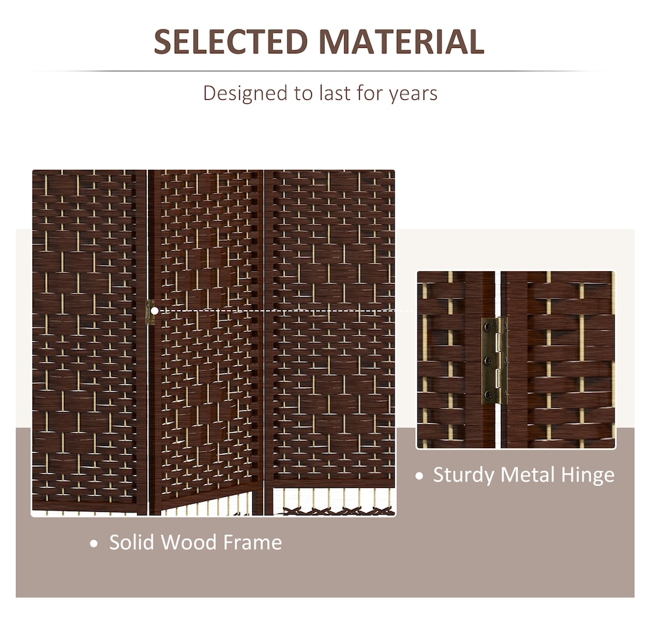 Image 964326_ALTMORE28.jpg, Product 964-326 / Price $84.99 - $91.99, HOMCOM 5.6ft Folding Room Divider, Freestanding Privacy Screen for Bedroom from HOMCOM on TSC.ca's Home & Garden department