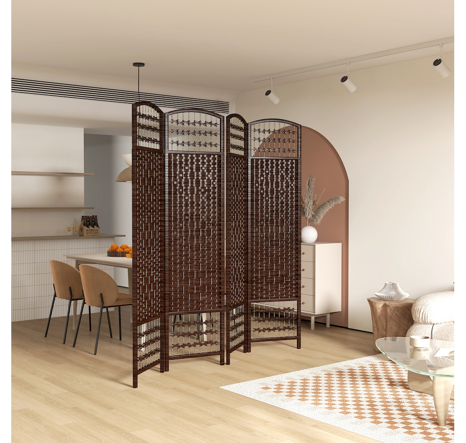 Image 964326_ALTMORE31.jpg, Product 964-326 / Price $84.99 - $91.99, HOMCOM 5.6ft Folding Room Divider, Freestanding Privacy Screen for Bedroom from HOMCOM on TSC.ca's Home & Garden department