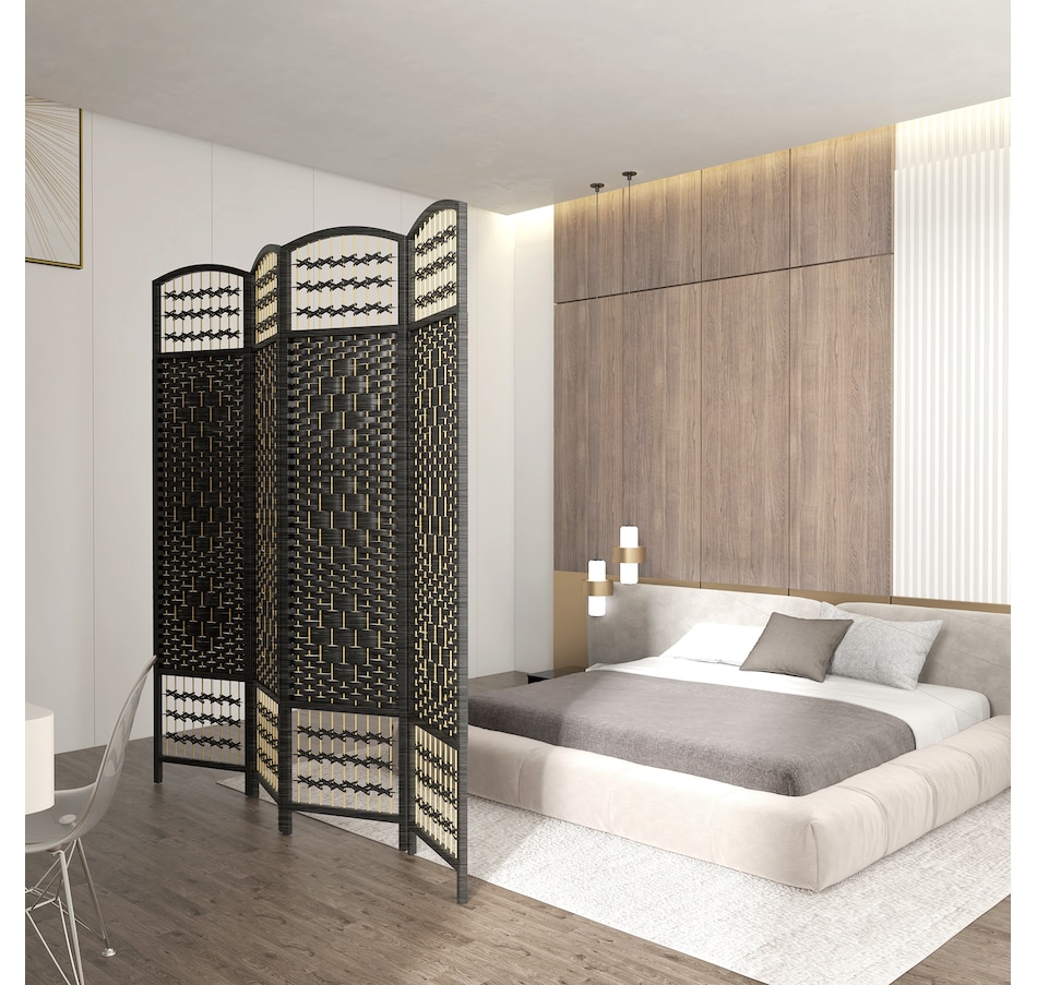 Image 964326_ALTMORE7.jpg, Product 964-326 / Price $84.99 - $91.99, HOMCOM 5.6ft Folding Room Divider, Freestanding Privacy Screen for Bedroom from HOMCOM on TSC.ca's Home & Garden department