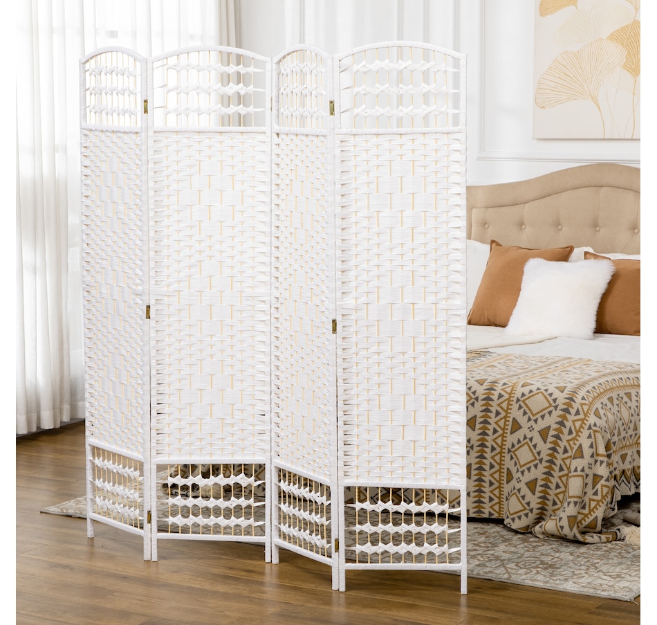 Image 964326_ALTMORE9.jpg, Product 964-326 / Price $84.99 - $91.99, HOMCOM 5.6ft Folding Room Divider, Freestanding Privacy Screen for Bedroom from HOMCOM on TSC.ca's Home & Garden department