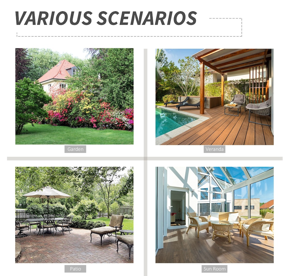 Image 964356_ALTMORE6.jpg, Product 964-356 / Price $189.99, Outsunny Outdoor Wicker Dining Chair Set of 4 from Outsunny on TSC.ca's Home & Garden department