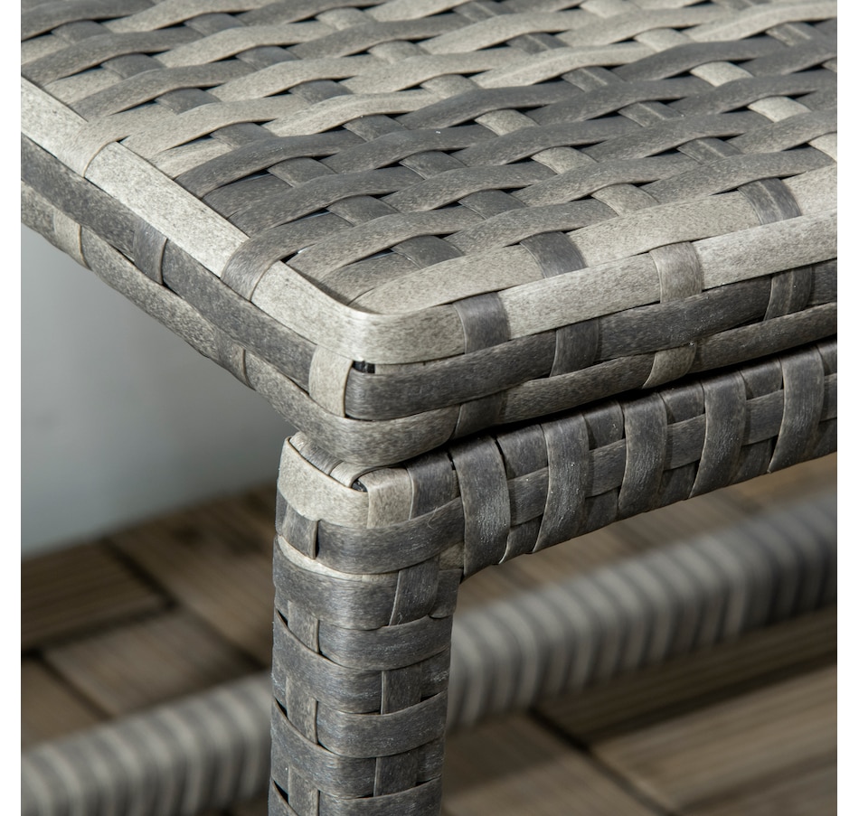 Image 964385_ALTMORE7.jpg, Product 964-385 / Price $71.99, Outsunny End Table w/ Plastic Board Under the Table Top Side Table, Grey from Outsunny on TSC.ca's Home & Garden department