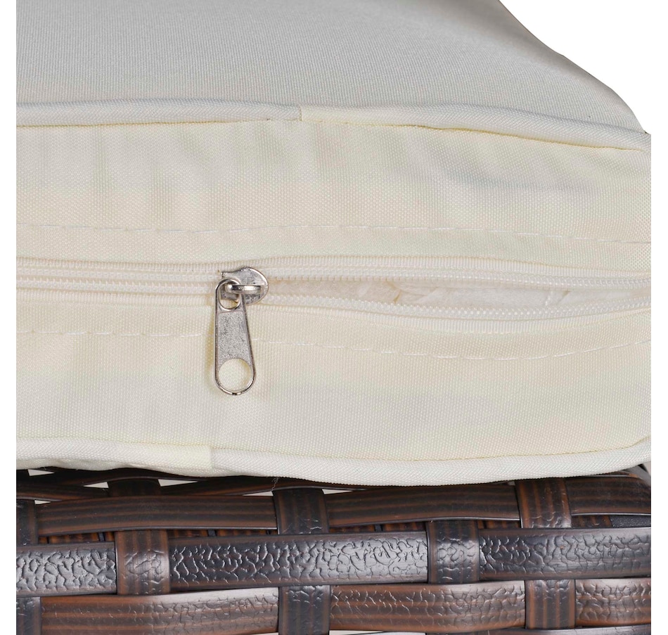 Image 964412_ALTMORE16.jpg, Product 964-412 / Price $115.99 - $119.99, Outsunny Outdoor Adirondack Chair Rattan Fire Pit Chair with Cushion Cream from Outsunny on TSC.ca's Home & Garden department