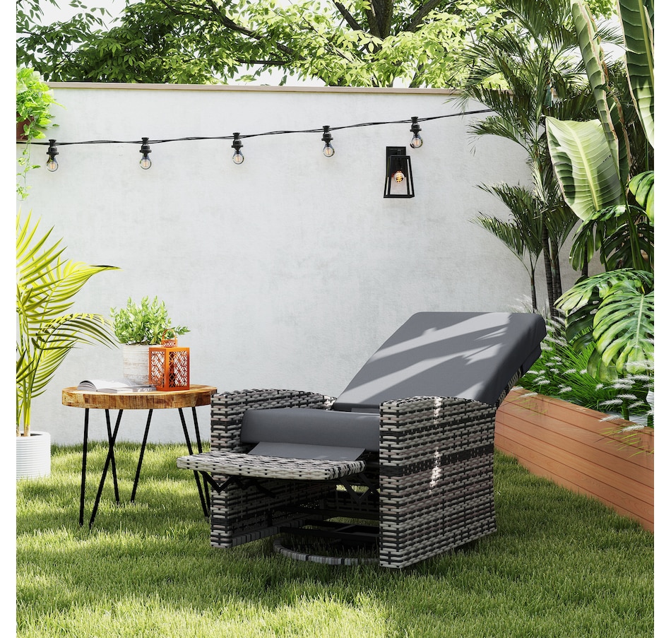 Image 964415_ALTMORE17.jpg, Product 964-415 / Price $289.99 - $304.99, Outsunny PE Rattan Outdoor Swivel Chair with 360° Swivel from Outsunny on TSC.ca's Home & Garden department