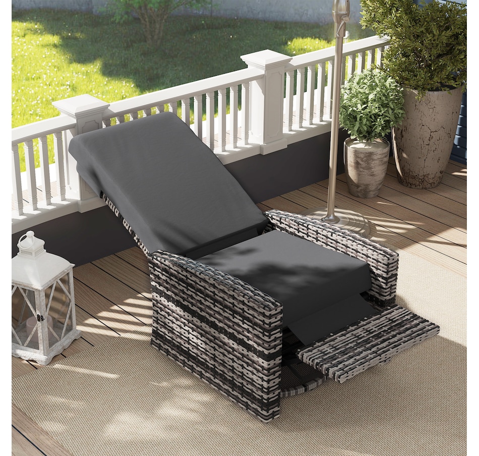 Image 964415_ALTMORE24.jpg, Product 964-415 / Price $289.99 - $304.99, Outsunny PE Rattan Outdoor Swivel Chair with 360° Swivel from Outsunny on TSC.ca's Home & Garden department