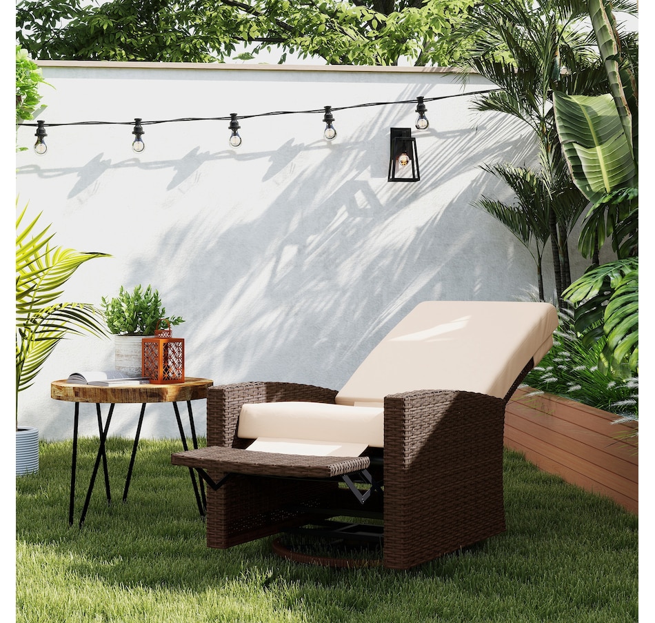 Image 964415_ALTMORE33.jpg, Product 964-415 / Price $289.99 - $304.99, Outsunny PE Rattan Outdoor Swivel Chair with 360° Swivel from Outsunny on TSC.ca's Home & Garden department