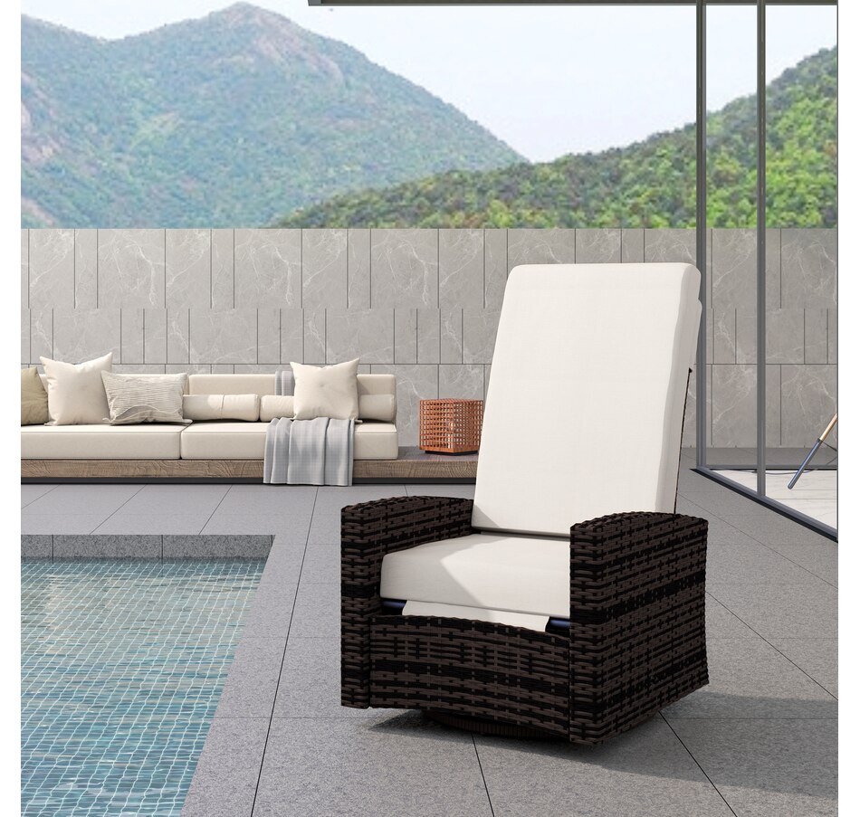 Image 964415_ALTMORE7.jpg, Product 964-415 / Price $289.99 - $304.99, Outsunny PE Rattan Outdoor Swivel Chair with 360° Swivel from Outsunny on TSC.ca's Home & Garden department