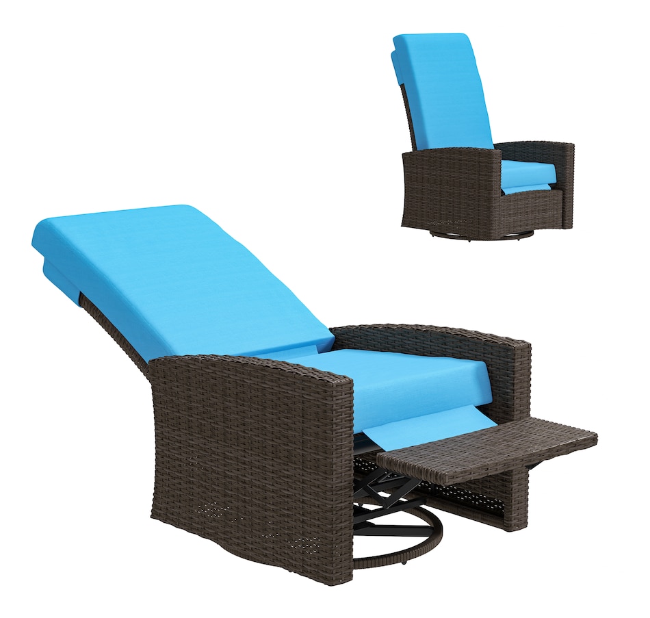 Image 964415_ST04.jpg, Product 964-415 / Price $289.99 - $304.99, Outsunny PE Rattan Outdoor Swivel Chair with 360° Swivel from Outsunny on TSC.ca's Home & Garden department
