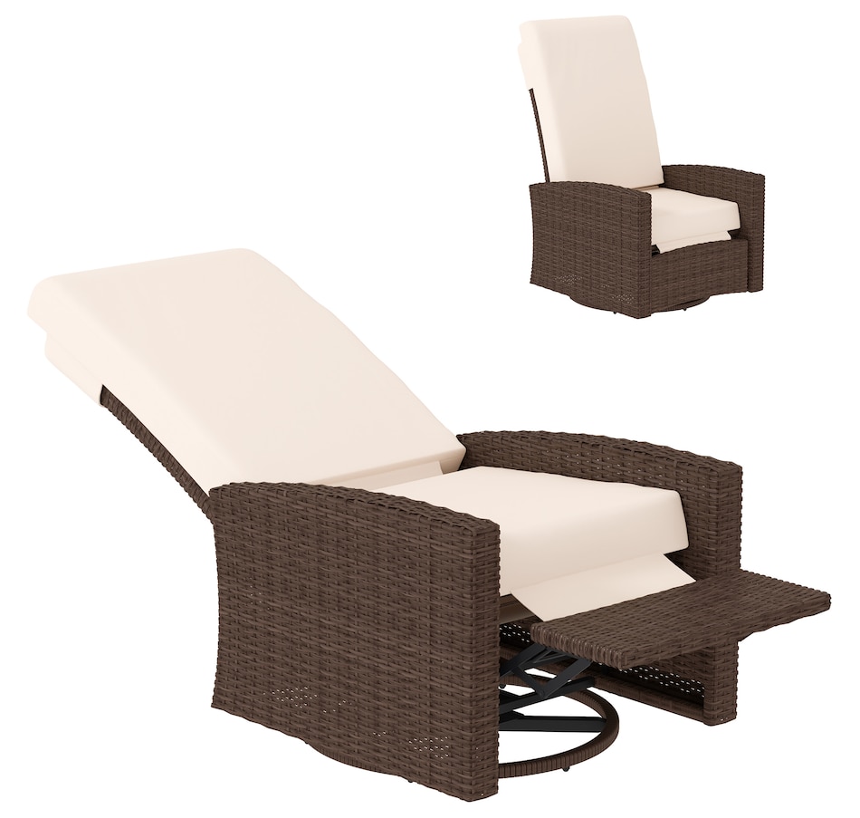 Image 964415_ST05.jpg, Product 964-415 / Price $289.99 - $304.99, Outsunny PE Rattan Outdoor Swivel Chair with 360° Swivel from Outsunny on TSC.ca's Home & Garden department