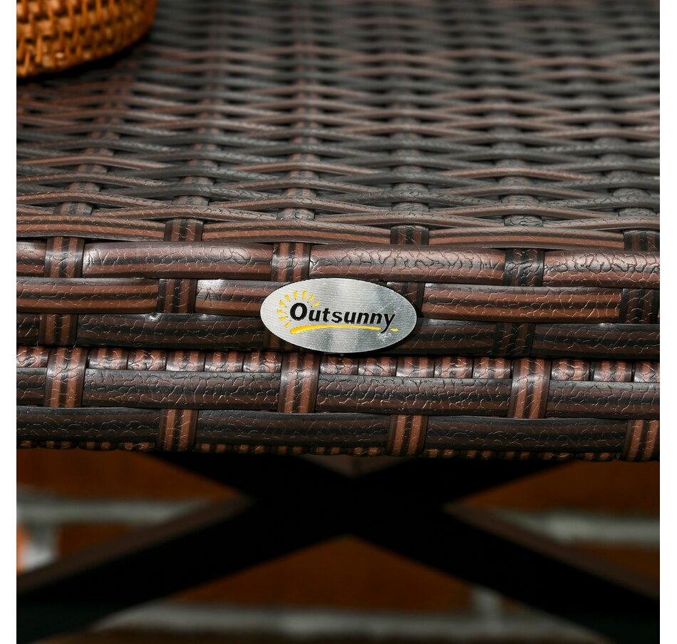 Image 964417_ALTMORE7.jpg, Product 964-417 / Price $74.99, Outsunny End Table w/ Plastic Board Under the Table Top Side Table, Brown from Outsunny on TSC.ca's Home & Garden department