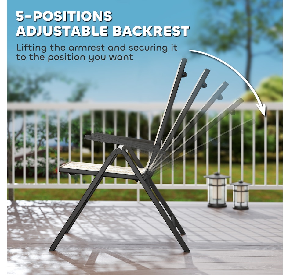 Image 964442_ALTMORE3.jpg, Product 964-442 / Price $160.99, Outsunny Outdoor Wicker Chairs Set of 2 with 5-Position Adjustable Backrest from Outsunny on TSC.ca's Home & Garden department