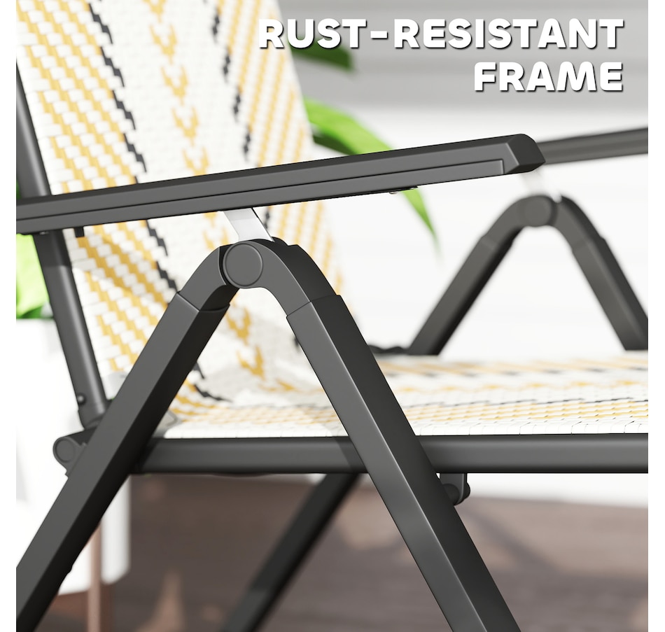 Image 964442_ALTMORE7.jpg, Product 964-442 / Price $160.99, Outsunny Outdoor Wicker Chairs Set of 2 with 5-Position Adjustable Backrest from Outsunny on TSC.ca's Home & Garden department