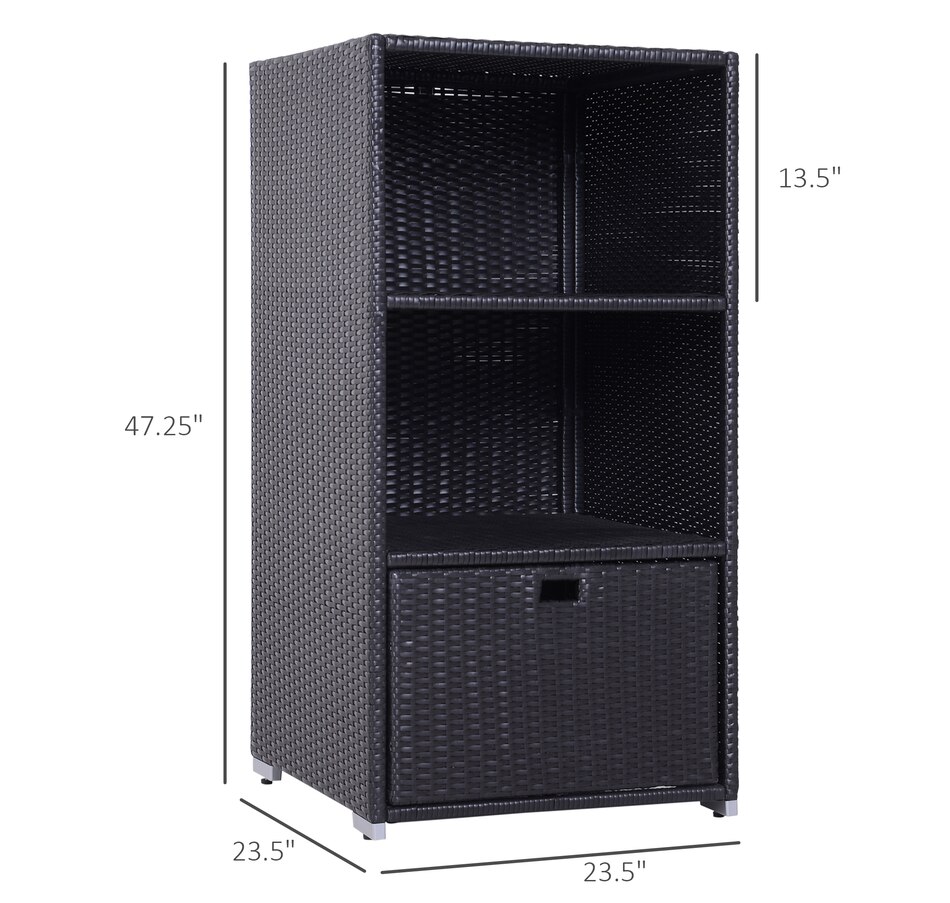 Image 964446_ALTMORE2.jpg, Product 964-446 / Price $179.99, Outsunny Outdoor Storage Cabinet from Outsunny on TSC.ca's Home & Garden department