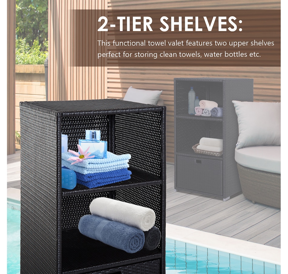 Image 964446_ALTMORE4.jpg, Product 964-446 / Price $179.99, Outsunny Outdoor Storage Cabinet from Outsunny on TSC.ca's Home & Garden department