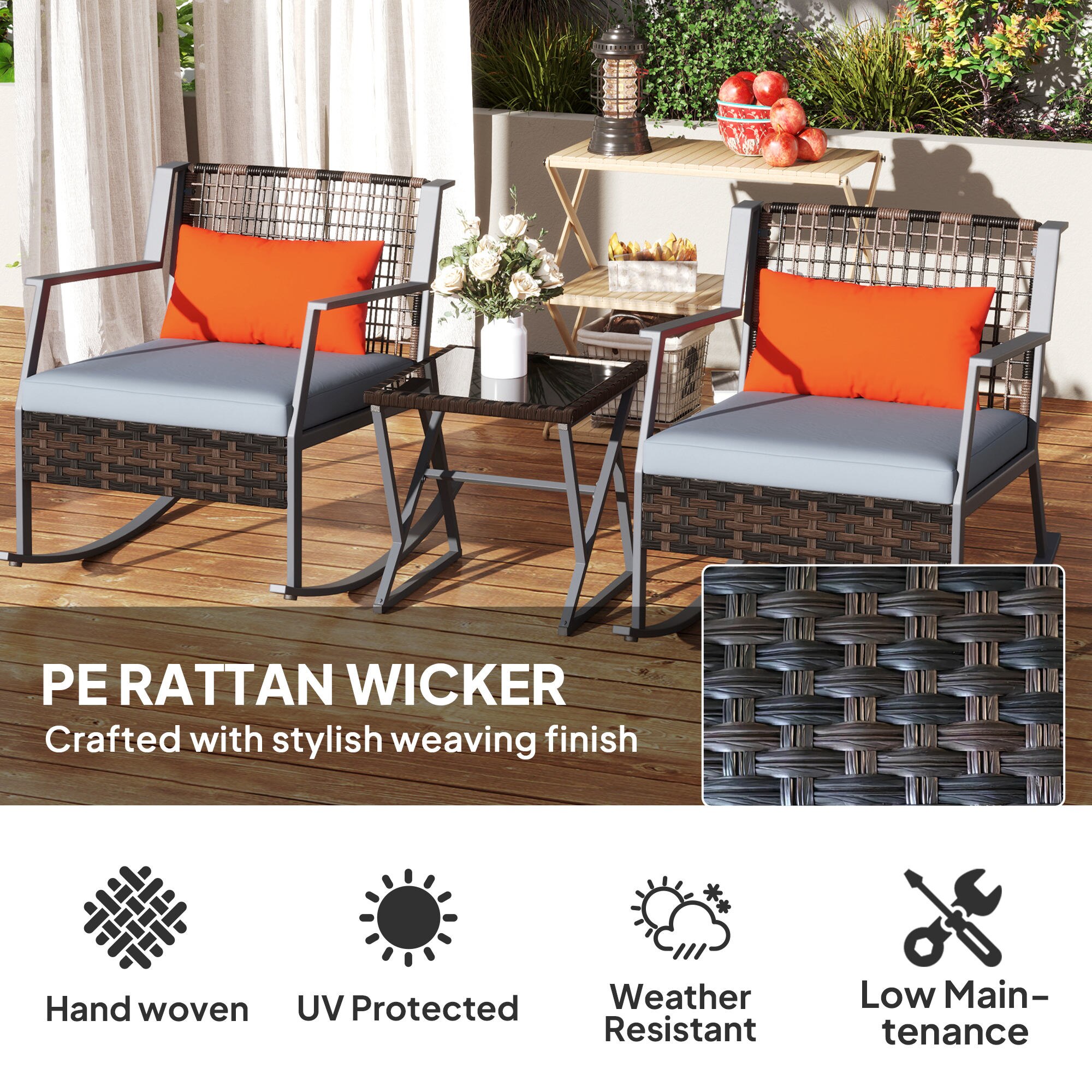 Outsunny Rocking Bistro Set - TSC.ca