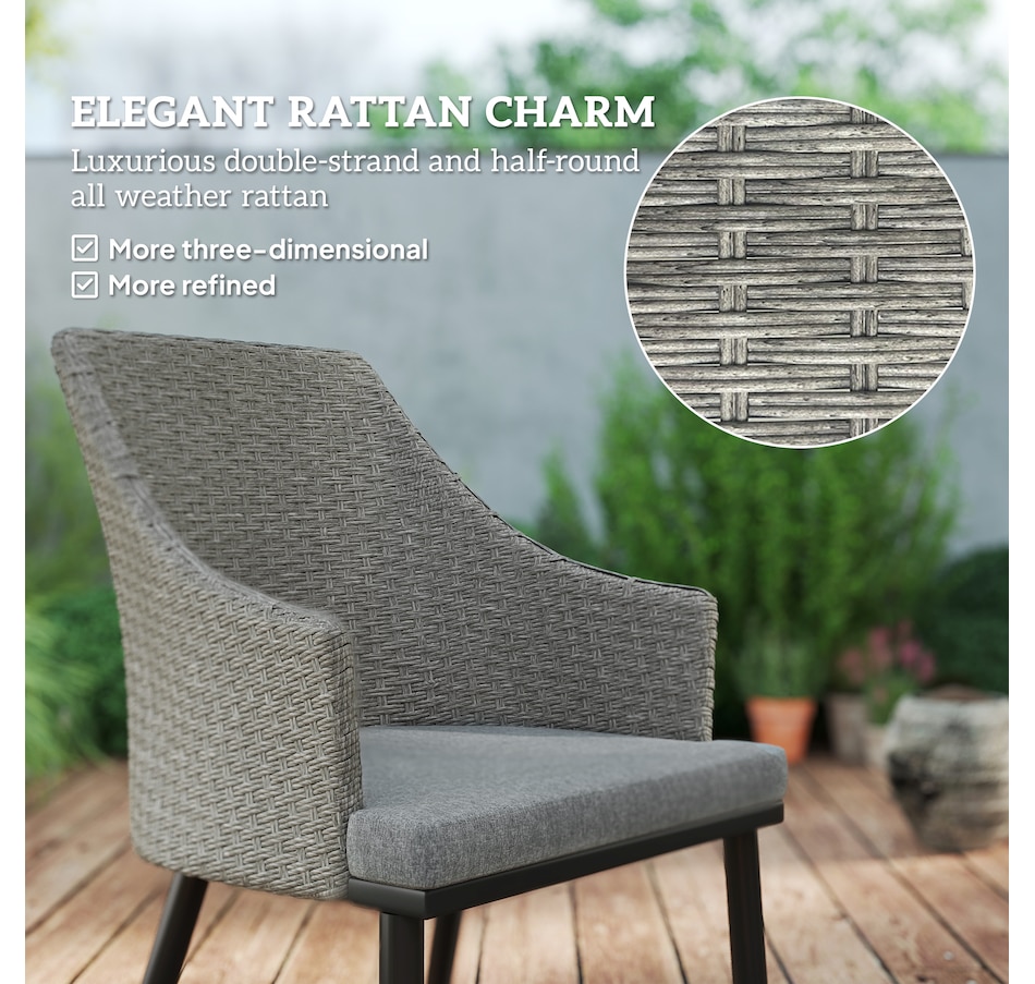 Image 964449_ALTMORE3.jpg, Product 964-449 / Price $834.99, Outsunny 7 Piece Wicker Patio Furniture Set with Cushions, Umbrella Hole from Outsunny on TSC.ca's Home & Garden department