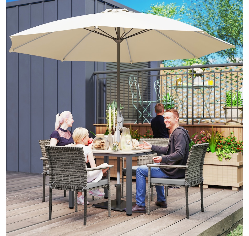 Image 964454_ALTMORE1.jpg, Product 964-454 / Price $399.99, Outsunny 5 Pieces Wicker Patio Dining Set from Outsunny on TSC.ca's Home & Garden department