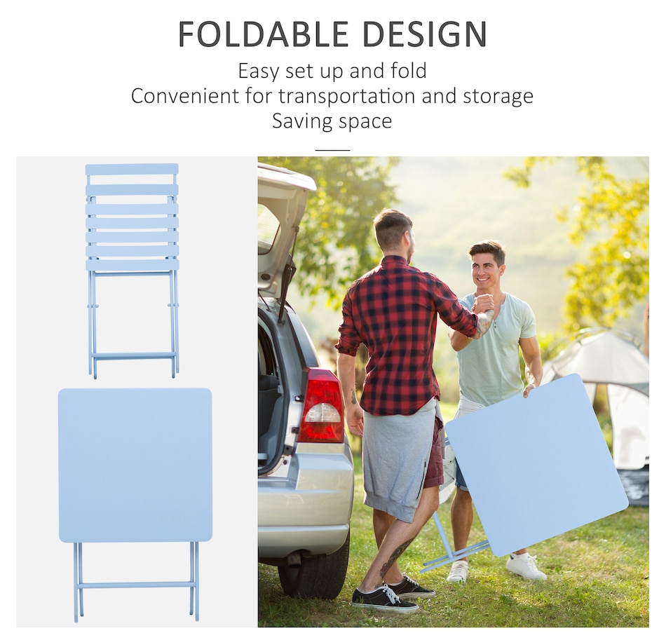 Image 964456_ALTMORE3.jpg, Product 964-456 / Price $132.99, Outsunny 3 Pieces Garden Bistro Coffee Set from Outsunny on TSC.ca's Home & Garden department