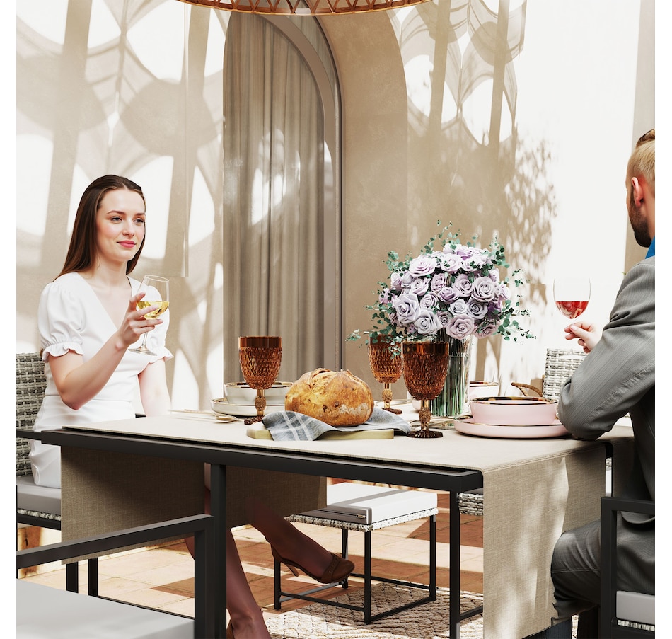 Image 964457_ALTMORE7.jpg, Product 964-457 / Price $459.99, Outsunny 9 Pieces Patio Dining Set from Outsunny on TSC.ca's Home & Garden department