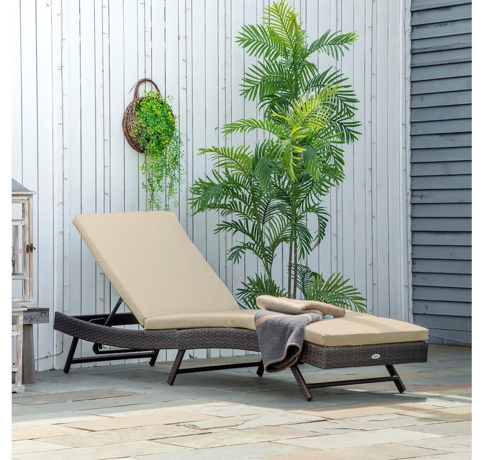 Image 964468_ALTMORE14.jpg, Product 964-468 / Price $199.99, Outsunny Wicker Patio Lounger, Outdoor S Shape Recliners Lounge Chair from Outsunny on TSC.ca's Home & Garden department
