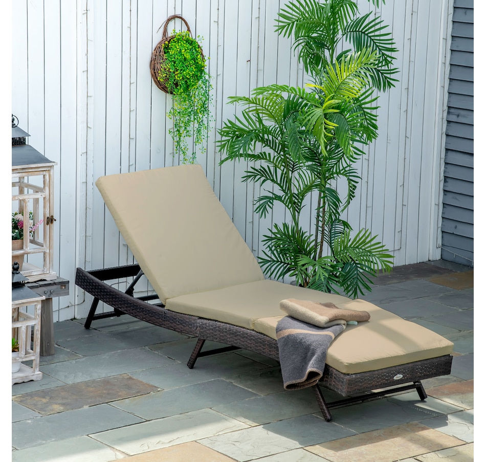 Image 964468_ALTMORE9.jpg, Product 964-468 / Price $199.99, Outsunny Wicker Patio Lounger, Outdoor S Shape Recliners Lounge Chair from Outsunny on TSC.ca's Home & Garden department