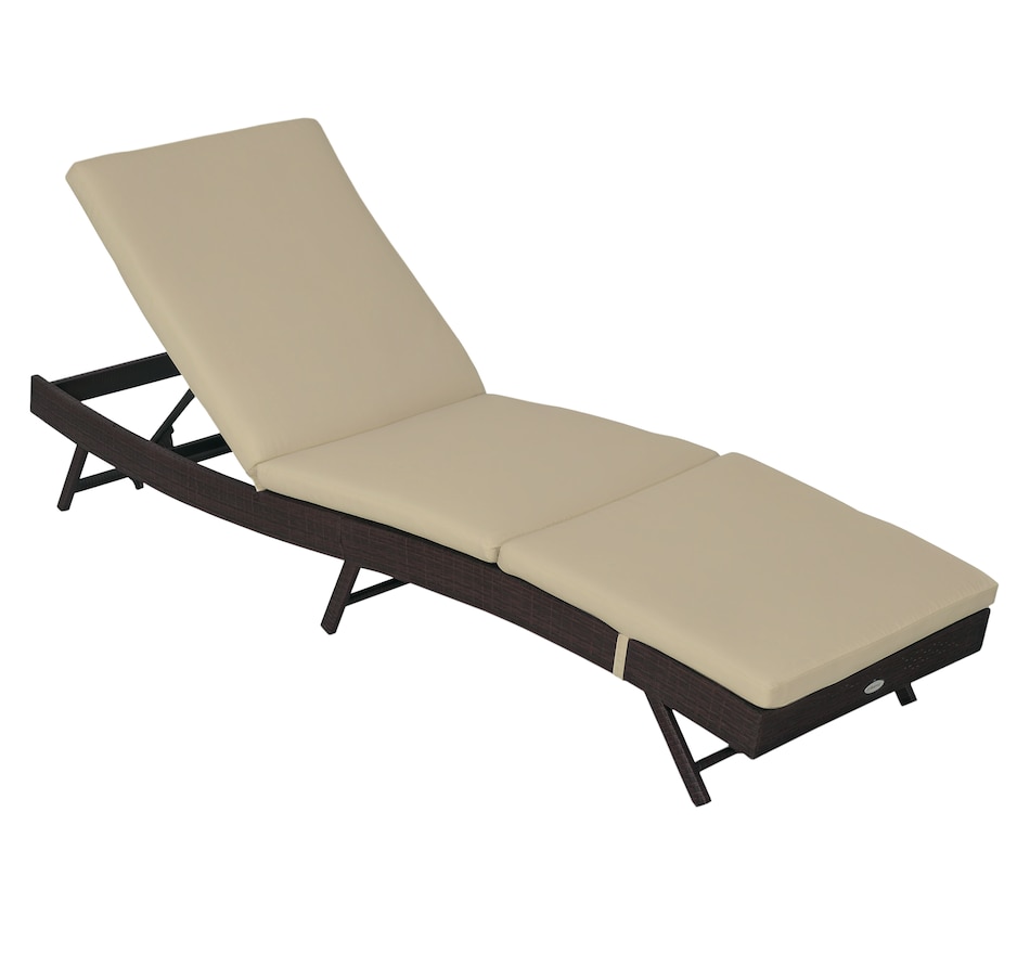 Image 964468_ST02.png, Product 964-468 / Price $199.99, Outsunny Wicker Patio Lounger, Outdoor S Shape Recliners Lounge Chair from Outsunny on TSC.ca's Home & Garden department