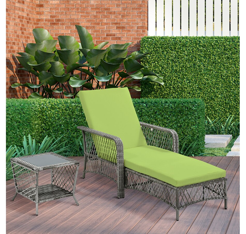 Image 964475_ALTMORE9.jpg, Product 964-475 / Price $249.99, Outsunny 2 Pieces Wicker Patio Lounge Set w/ Cushions from Outsunny on TSC.ca's Home & Garden department