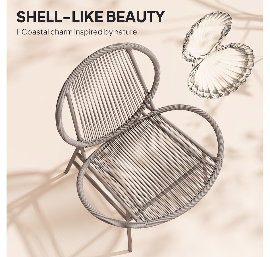 Image 964482_ALTMORE26.jpg, Product 964-482 / Price $159.99, Outsunny Wicker Patio Furniture Bistro Set with Acapulco Chairs, Black from Outsunny on TSC.ca's Home & Garden department