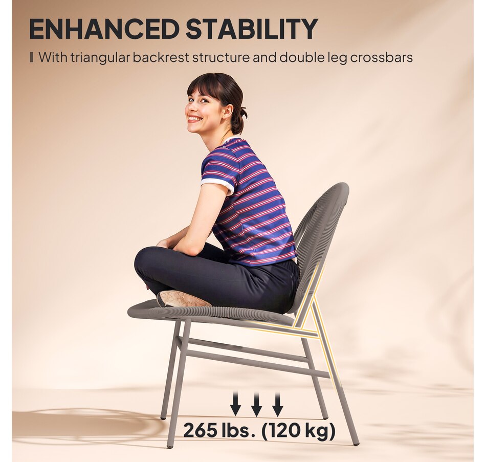 Image 964482_ALTMORE30.jpg, Product 964-482 / Price $159.99, Outsunny Wicker Patio Furniture Bistro Set with Acapulco Chairs, Black from Outsunny on TSC.ca's Home & Garden department