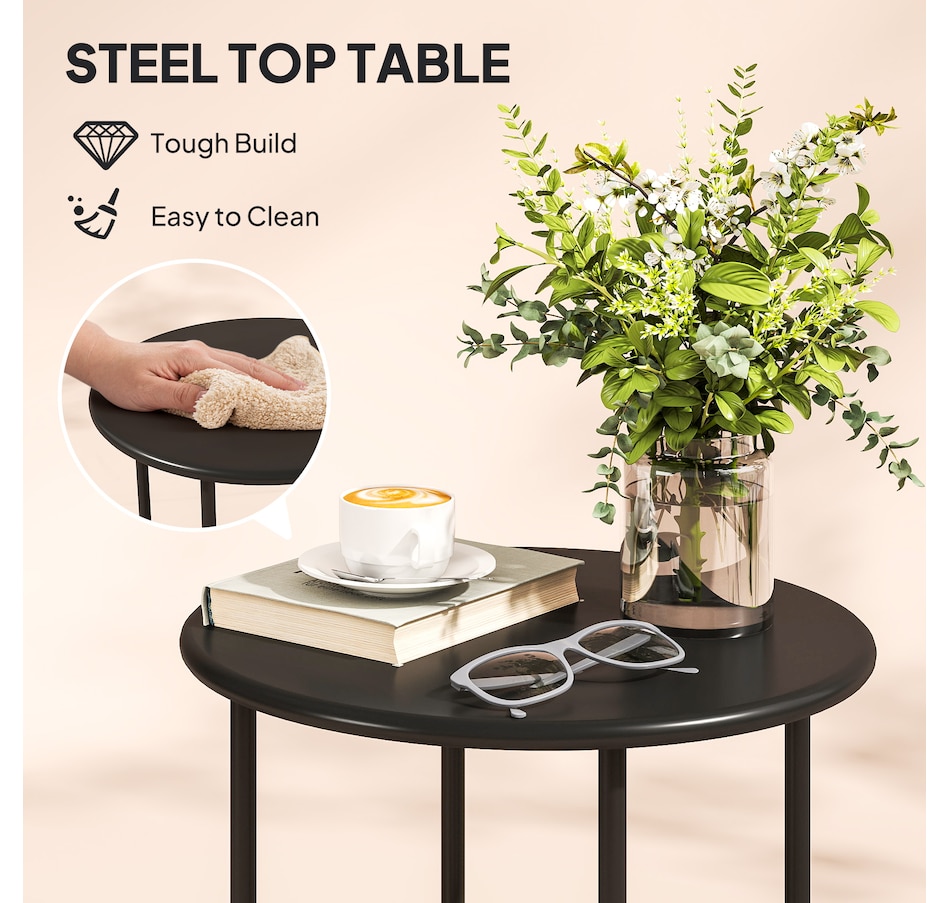 Image 964482_ALTMORE8.jpg, Product 964-482 / Price $159.99, Outsunny Wicker Patio Furniture Bistro Set with Acapulco Chairs, Black from Outsunny on TSC.ca's Home & Garden department