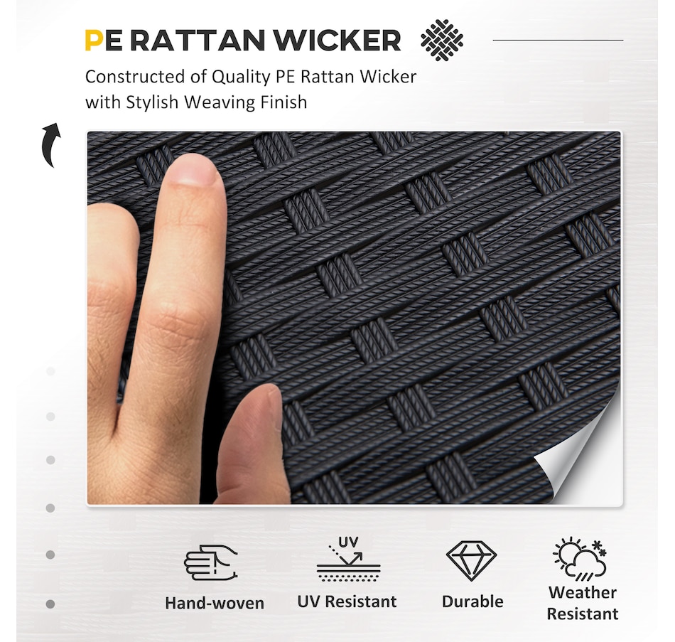 Image 964488_ALTMORE4.jpg, Product 964-488 / Price $257.99, Outsunny 4 Pieces Wicker Patio Furniture Set with Cushions from Outsunny on TSC.ca's Home & Garden department