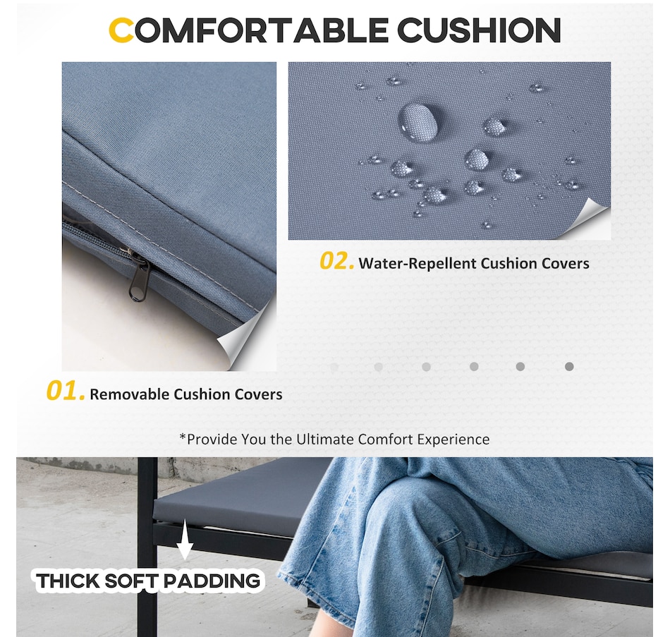 Image 964488_ALTMORE6.jpg, Product 964-488 / Price $257.99, Outsunny 4 Pieces Wicker Patio Furniture Set with Cushions from Outsunny on TSC.ca's Home & Garden department