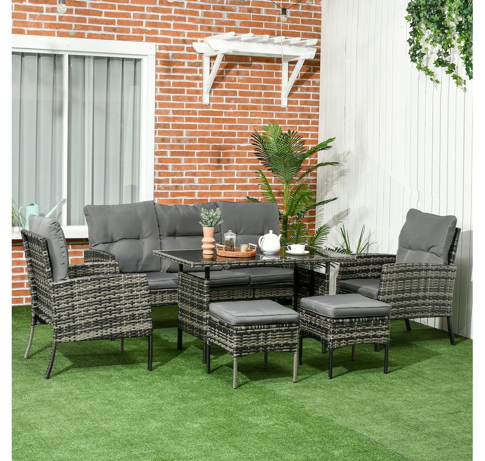 Image 964497_ALTMORE1.jpg, Product 964-497 / Price $599.99, Outsunny 6 Piece Patio Furniture Set with Patio Chairs from Outsunny on TSC.ca's Home & Garden department