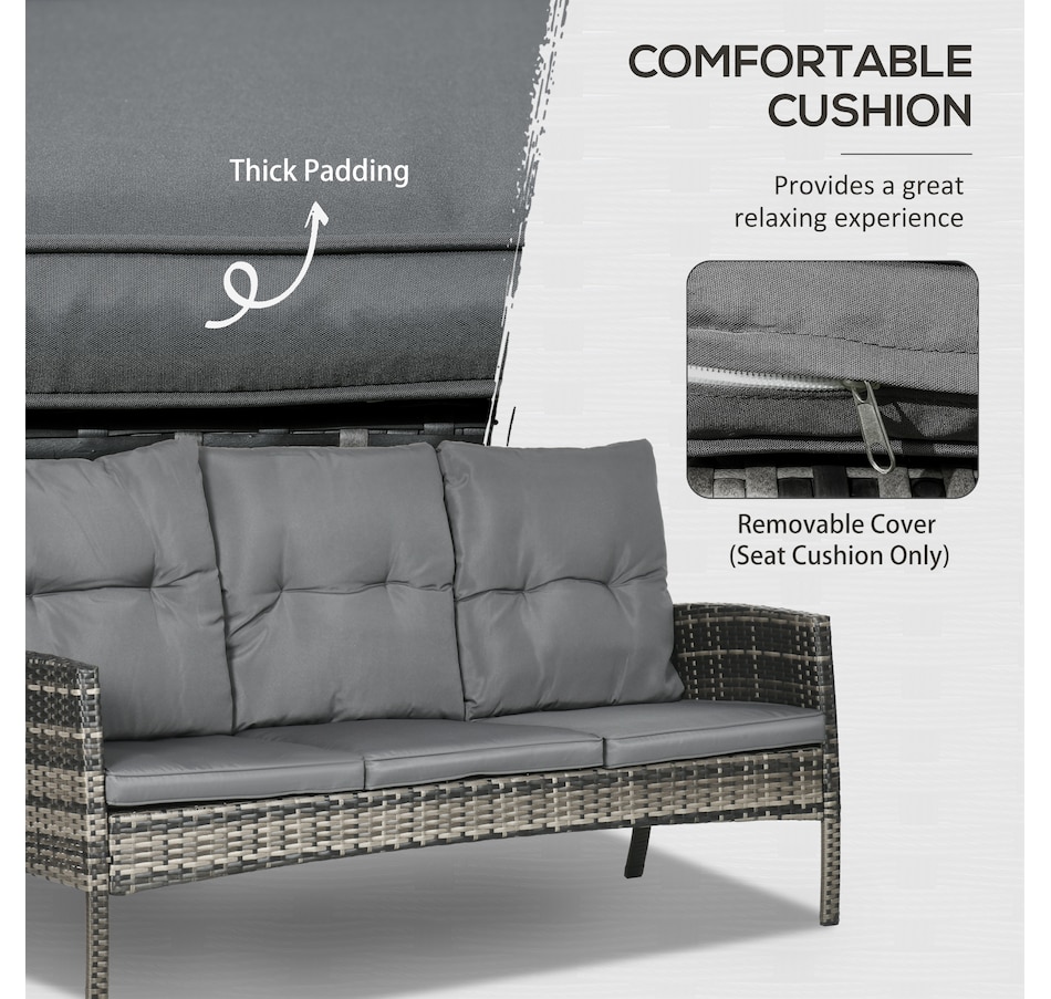 Image 964497_ALTMORE3.jpg, Product 964-497 / Price $599.99, Outsunny 6 Piece Patio Furniture Set with Patio Chairs from Outsunny on TSC.ca's Home & Garden department