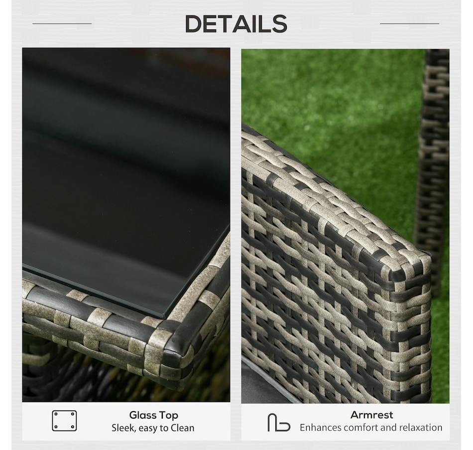 Image 964497_ALTMORE5.jpg, Product 964-497 / Price $599.99, Outsunny 6 Piece Patio Furniture Set with Patio Chairs from Outsunny on TSC.ca's Home & Garden department