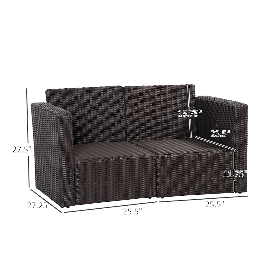 Image 964499_ALTMORE2.jpg, Product 964-499 / Price $377.99, Outsunny 2 Pieces Patio Furniture Set for Balcony, Garden, Lawn, Dark Blue from Outsunny on TSC.ca's Home & Garden department
