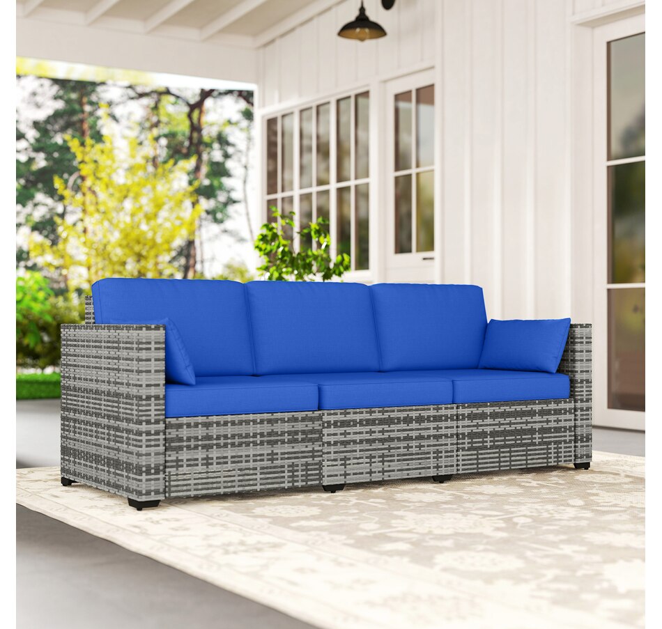 Image 964505_ALTMORE6.jpg, Product 964-505 / Price $379.99, Outsunny Three-Seater Outdoor Sofa with Cushions from Outsunny on TSC.ca's Home & Garden department