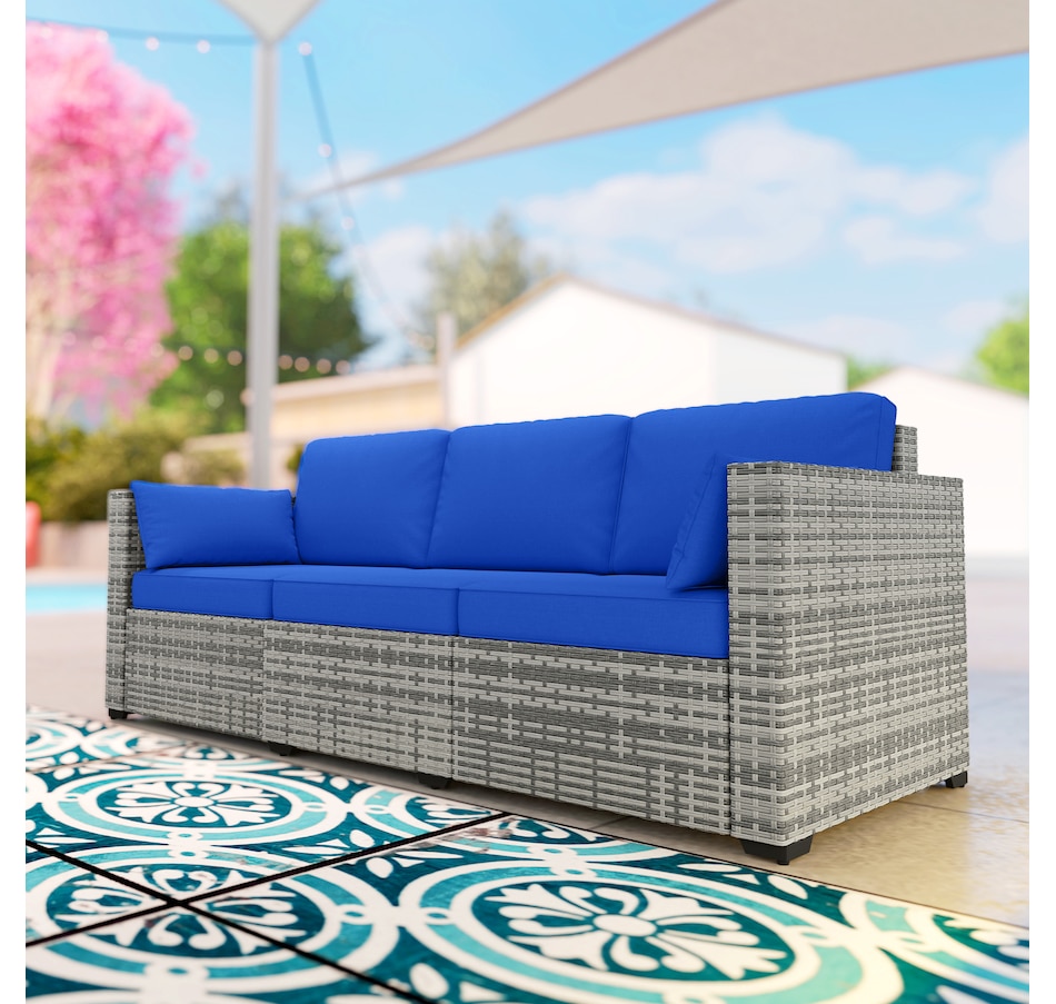 Image 964505_ALTMORE7.jpg, Product 964-505 / Price $379.99, Outsunny Three-Seater Outdoor Sofa with Cushions from Outsunny on TSC.ca's Home & Garden department
