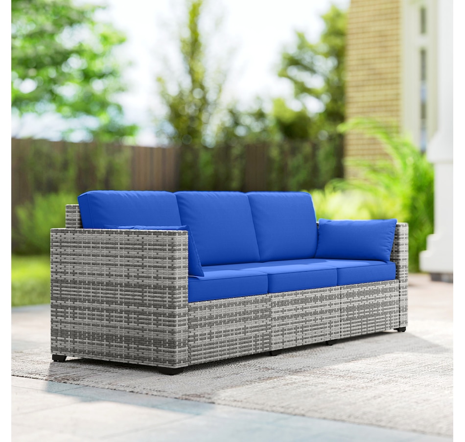 Image 964505_ALTMORE8.jpg, Product 964-505 / Price $379.99, Outsunny Three-Seater Outdoor Sofa with Cushions from Outsunny on TSC.ca's Home & Garden department