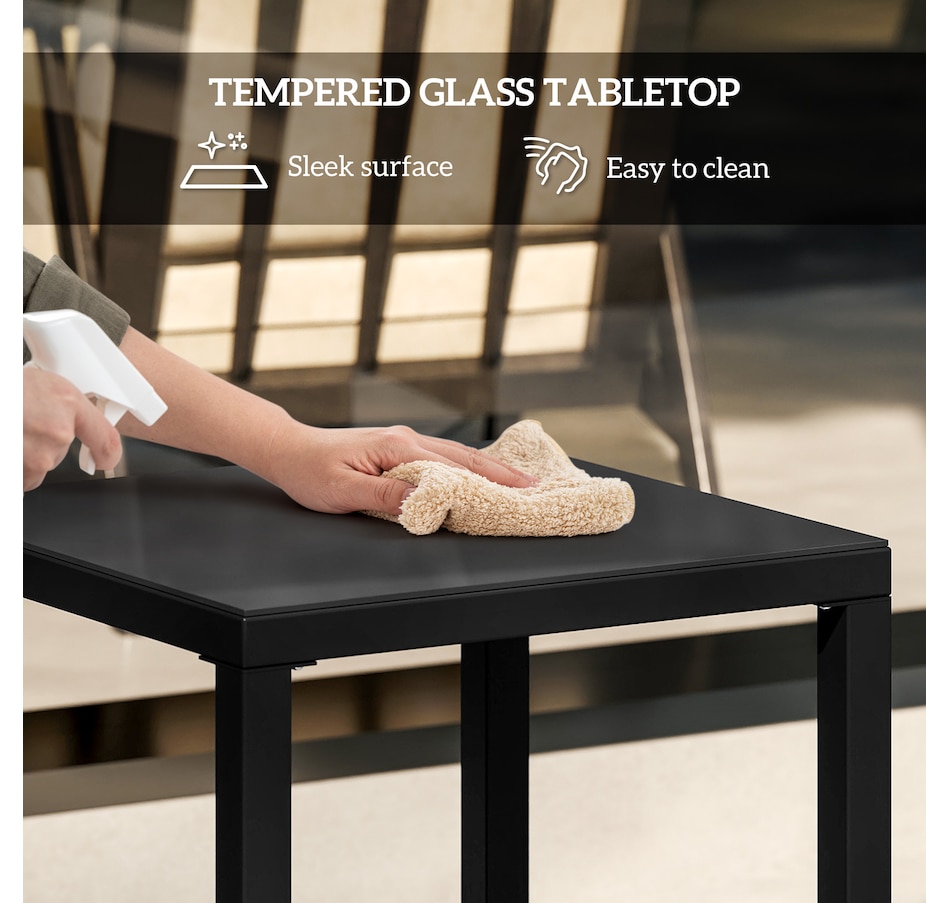 Image 964514_ALTMORE7.jpg, Product 964-514 / Price $240.99, Outsunny Rocking Bistro Set w/ Adjustable High Back, Wicker Patio Furniture from Outsunny on TSC.ca's Home & Garden department