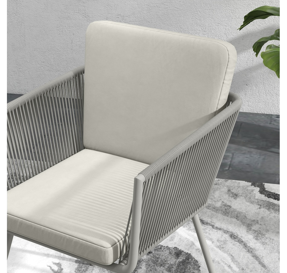 Image 964516_ALTMORE7.jpg, Product 964-516 / Price $229.99 - $259.99, Outsunny 3 Piece Outdoor Bistro Set, Wicker Patio Furniture, Light Grey from Outsunny on TSC.ca's Home & Garden department